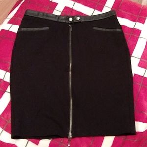 Black pencil skirt